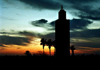 Koutoubia Mosque, Marrakech,  35mm, 1994